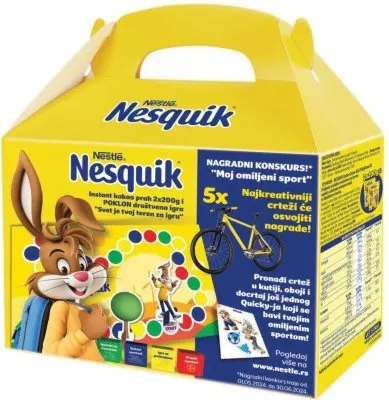 INST COCOA NESQUIK GAME 2X200G NESQUIK