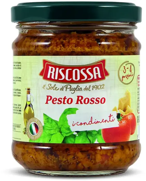 SOS PESTO CRVENI RISCOSSA 180gr TGK
