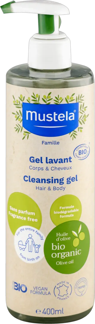 Mustela BioOrganic gel za kupanje 400ml
