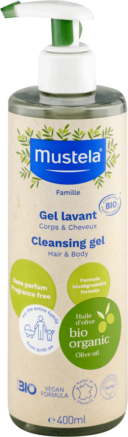 Mustela BioOrganic gel za kupanje 400ml Mustela