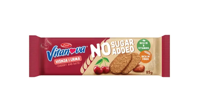 KEKS VITANOVA NO SUGAR VISNJA 85gr VITANOVA