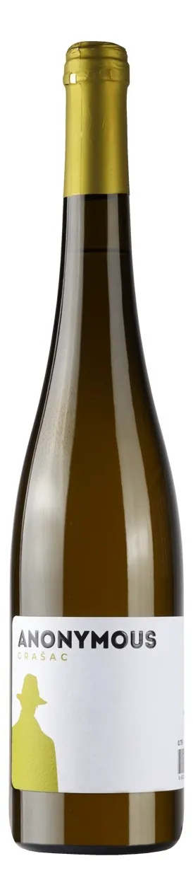 VINO BELO ANONYMOUS GRAŠAC 0.75L PODRUM MALČA ANONYMOUS