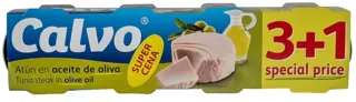 TUNA KOMADI U BILJNOM ULJU CALVO 4X80G