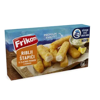 Riblji stapici u zlatnoj panadi 224g