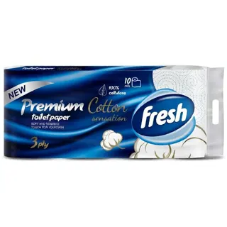 TOALET PAPIR 10/1 3SL PREMIUM COTTON FRASH
