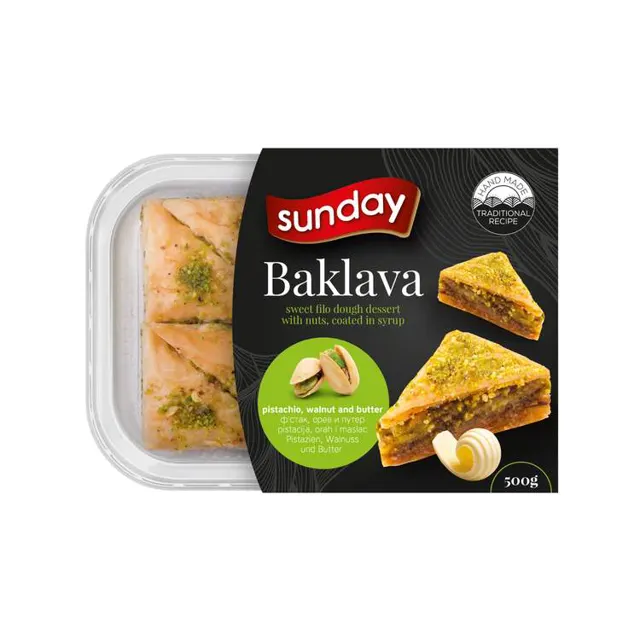 Baklava pistaci i puter Sunday 500g SUNDAY