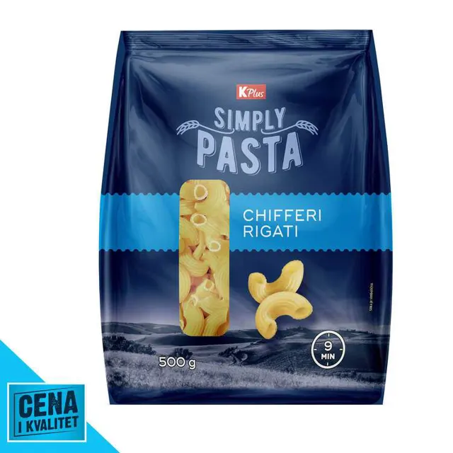 TESTENINA CHIFFERI RIGA 500G K PLUS K PLUS