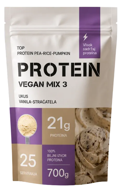 PROTEIN VEGAN MIX 3 700G TOP FOOD TOP FOODS