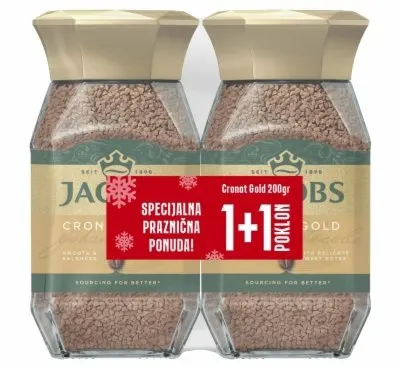 KAFA JACOBS CRONAT GOLD 200GR 1+1 JACOBS