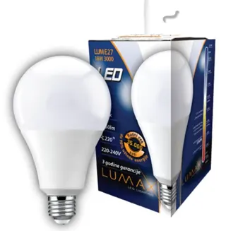 Sijalica LED E27 18W 3000k Lumax