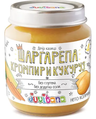 JUVITANA ŠARGAREPA KROMPIR KUKURUZ 128G