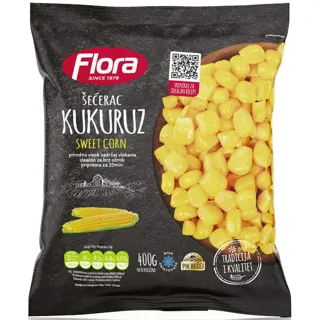 SMRZNUTI KUKURUZ SECERAC 400G FLORA