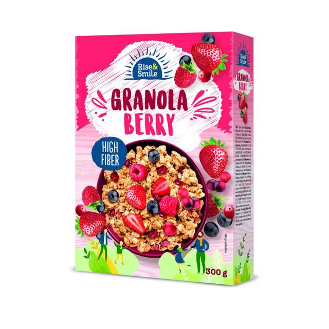 GRANOLA BERRY 300G RISE&SMILE RISE&SMILE
