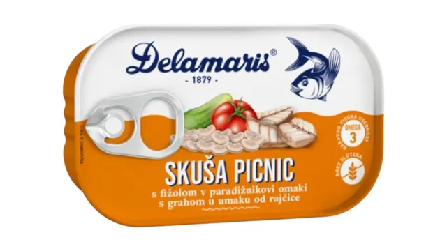 RIBA SA POVRCEM PICNIC 125g DELAMARIS DELAMARIS