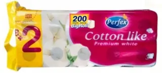 Toalet papir Cotton like Perfex 3sl 8+2