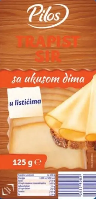 Dimljeni trapist sir, u lis. MK30 125g