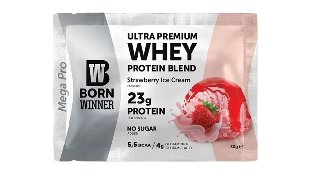 PROTEIN WHEY JAGODA BORN WINNER 30G BORN WIN