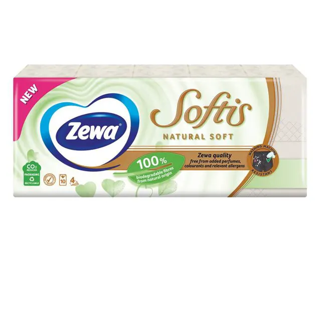 MARAMICE PAPIRNE SOFTIS 10/1 NATURAL SOFT 4SL ZEWA ZEWA