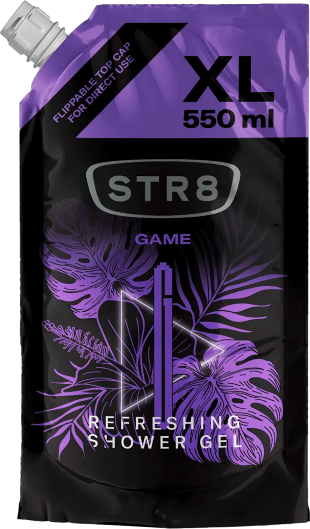 STR8 tuš/gel GAME dopuna 550ml OS STR8
