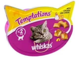 Whiskas Temptations piletina i sir 60g