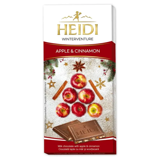 ČOKO TABLA JABUKA&CIMET 90G HEIDI HEIDI