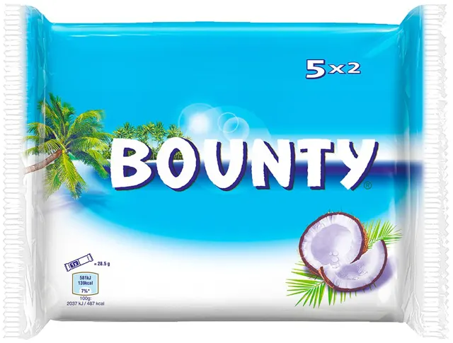 ČOKOLADA BOUNTY MULTIPACK 5*57G MARS CHOCO