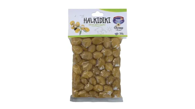 MASLINE ZELENE SK 250gr HALKIDIKI HRANA MEDITERANA