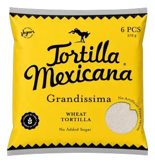 TORTILJA MEXICANA GRANDISSIMA 370G PIP