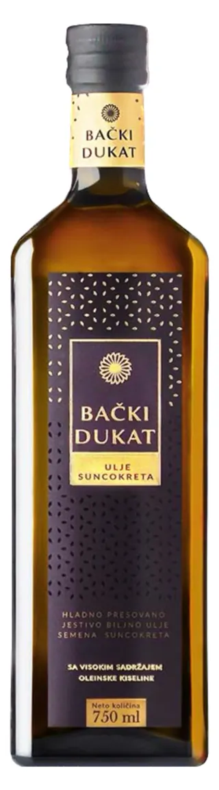 ULJE SUNCOKRETA BACKI DUKAT STA.0.75L