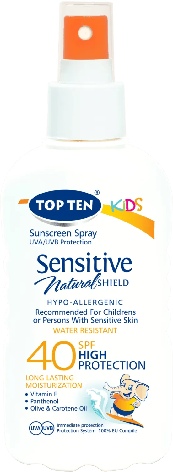 TOP TEN KIDS SENS.LOS.SUNČ.SPF40 180 ML TOP TEN