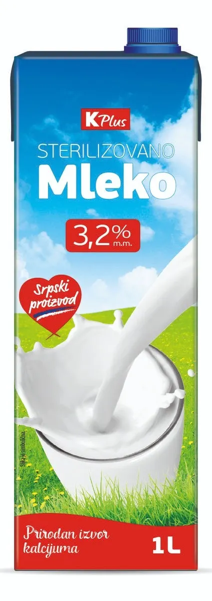 MLEKO UHT 3.2%MM 1L K PLUS I K PLUS