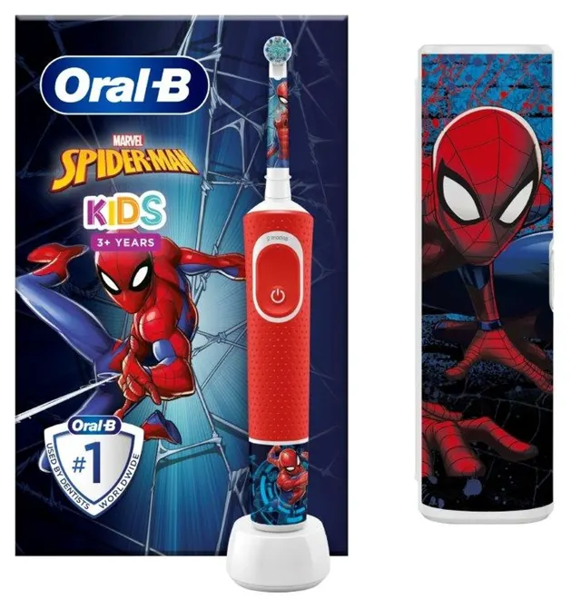 El.cetkica Spiderman+travel case Oral B Oral-B