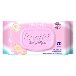 Vlazne maramice Kosili roze 70/1
