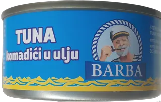 TUNA KOMADICI U ULJU BARBA 140gr