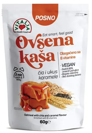 OVSENA KAŠA KARAMEL I ČIA 60GR GO NUTRI VITALIA