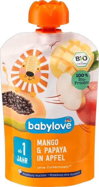 babylove užitak man. pap., jab. 1G+ 100g
