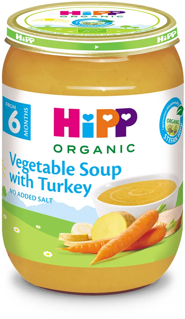 Supa od povrca sa curetin. Hipp 190g 6M+ Hipp