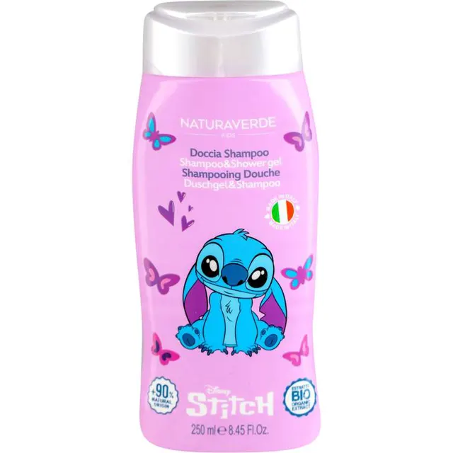 Stitch šampon/gel za tuširanje 250ml NATURAVERDE KIDS