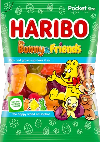 BOMBON GUMENA HARIBO BUNNY & FRIENDS 100G