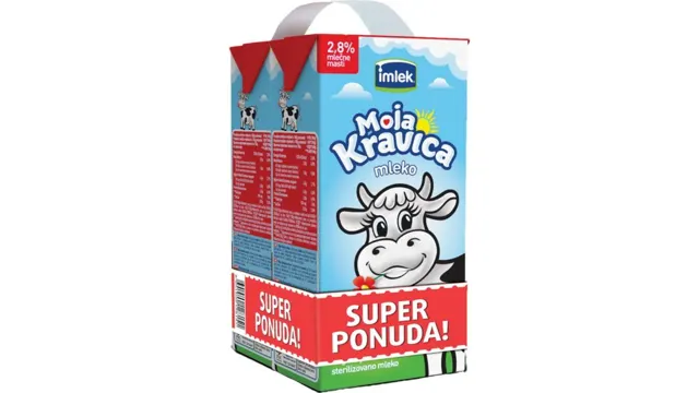 MLEKO 2.8% 2x1L 2PACK Moja Kravica