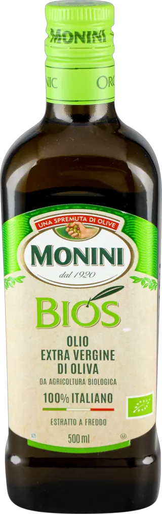 MASLINOVO ULJE BIOS ORGANIC EKSTRA DEVIČANSKO 0,5 L MONINI