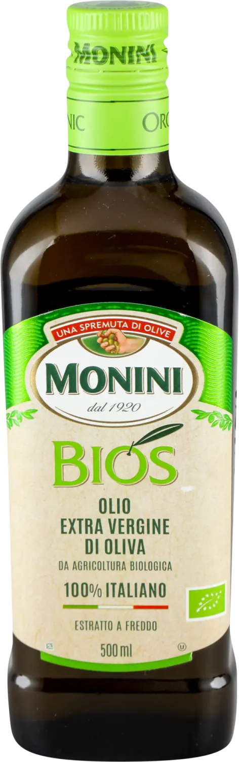 MASLINOVO ULJE BIOS ORGANIC EKSTRA DEVIČANSKO 0,5 L MONINI MONINI