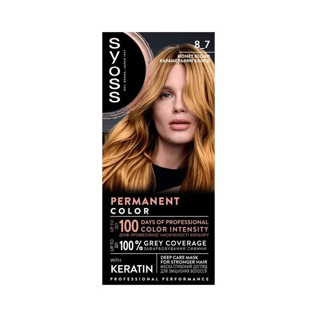 Farba/kosu Syoss Color 8-7 Honey blond Syoss
