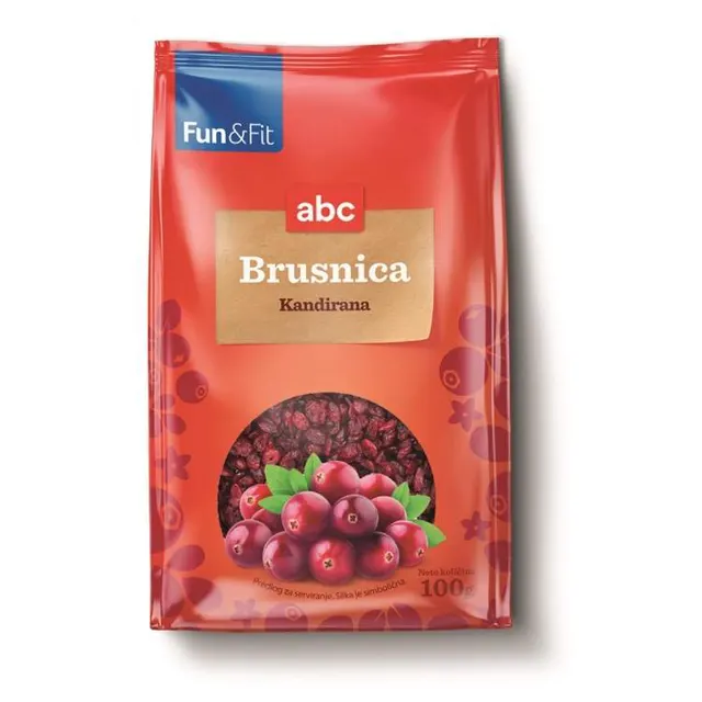 Kandirana brusnica ABC 100g ABC