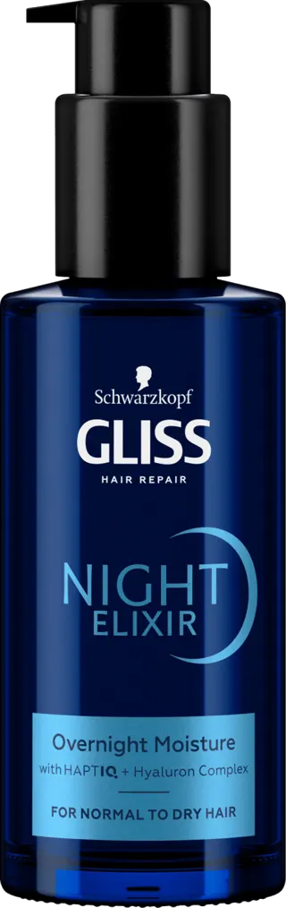 Eliksir Gliss Night Aqua revive100ml