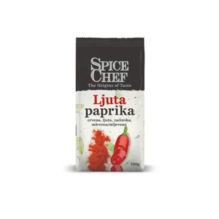 PAPRIKA MLEV LJUTA 100G SPICE CHEF