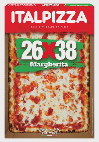 PIZZA MARGHERITA ITALPIZZA 26X38CM 510G