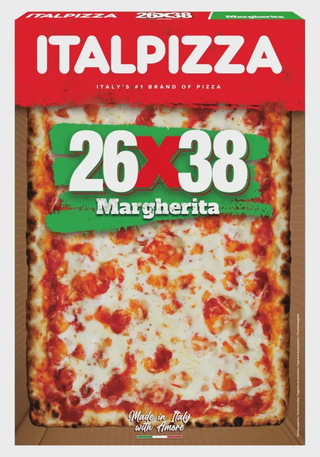 PIZZA MARGHERITA ITALPIZZA 26X38CM 510G ITALPIZZA