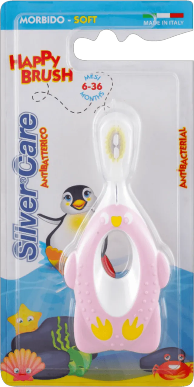 ČETKICA ZA ZUBE DEČIJA SILVER CARE BABY PINGVIN 6-36 MONTHS PIAVE PIAVE
