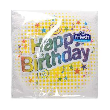 Fresh salveta happy brithday jednoslojna 45/1 FRESH